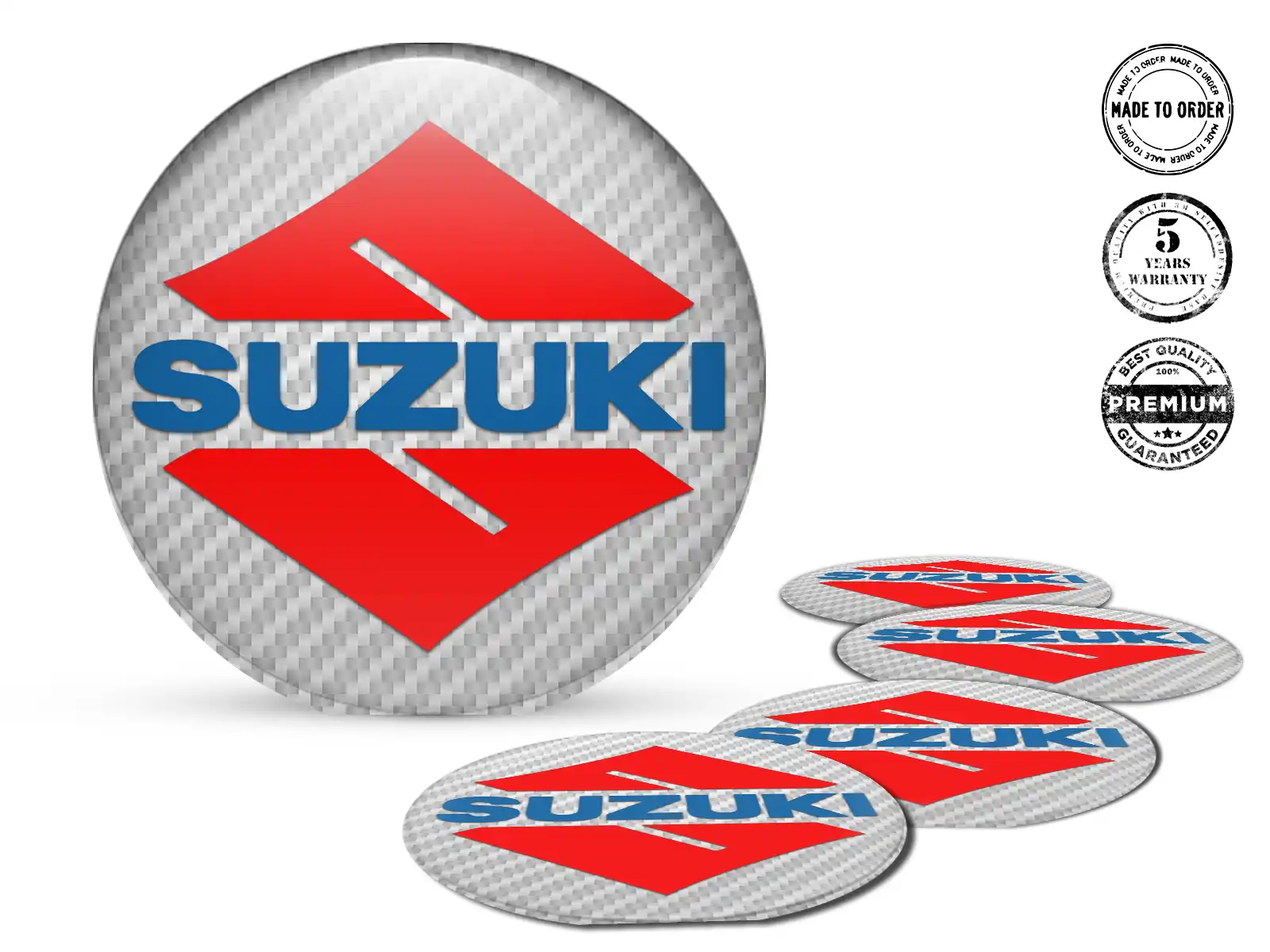 Suzuki Silicone Stickers Style Rim Decals for Cars